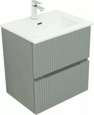 Тумба с раковиной Aquanet Джейн 313316/254363 60 мисти грин