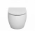 Унитаз подвесной Grossman Classic 97.4411S.04.42M безободковый, с крышкой микролифт, с инсталляцией и клавишей графит сатиновый