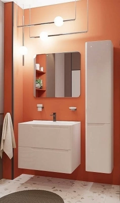 Зеркало Эстет Kare Luxe 80