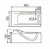 Ванна акриловая Gemy Glass Panel G9055 K 181x92 белая с гидромассажем