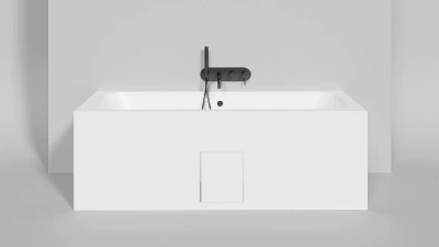 Ванна Salini Orlanda AXIS S-Stone 170x75 103223M белая матовая