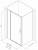 Душевой уголок Allen Brau Priority 100x100 3.31028.00 + 3.31046.00 прозрачный/хром