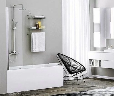 Шторка для ванны WasserKRAFT Leine 35P01-80