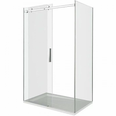 Душевой уголок Good Door Altair WTW+SP 140х100 стекло прозрачное/профиль хром