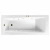 Ванна акриловая EXCELLENT Ava SOFT WAEX.AVA17.SOFT.GL 170x70 белая с гидромассажем
