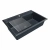 Кухонная мойка Paulmark STEPIA 80 + ролл-мат STEP PM117551-DG+R375-BS графит