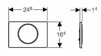 Кнопка для инсталляции Geberit Sigma 10 115.758.KJ.5