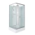 Душевая кабина Niagara Classic 330844QBKT 100x80 стекло матовое/профиль серебро