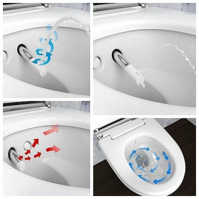 Унитаз-биде подвесной Geberit AquaClean 146.204.21.1 белый, с крышкой микролифт, безободковый, слив-торнадо