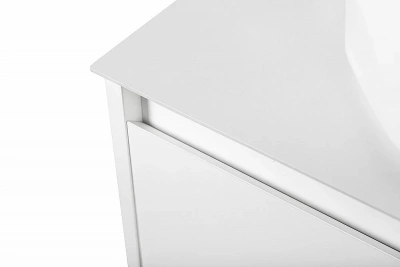 Тумба с раковиной BelBagno KRAFT PIA 80 со столешницей, белая матовая