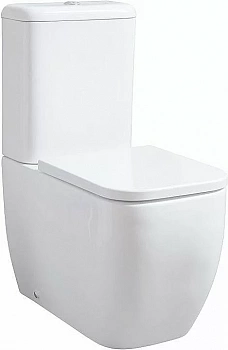 Унитаз Allen Brau Infinity 4.21001.20+4.21002.20 безободковый, с бачком, с крышкой микролифт, белый