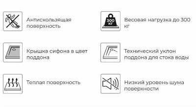 Душевой поддон RGW Stone Tray STL MB 52212812-14 80x120 черный мрамор
